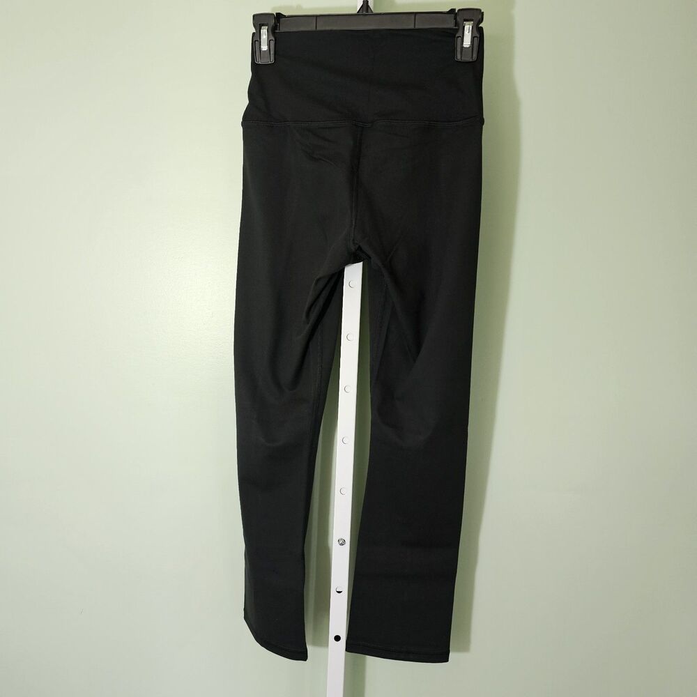 Offline By Aerie The Hugger Legging Hi-Rise Split Hem Black Size Medium - Picture 6 of 12